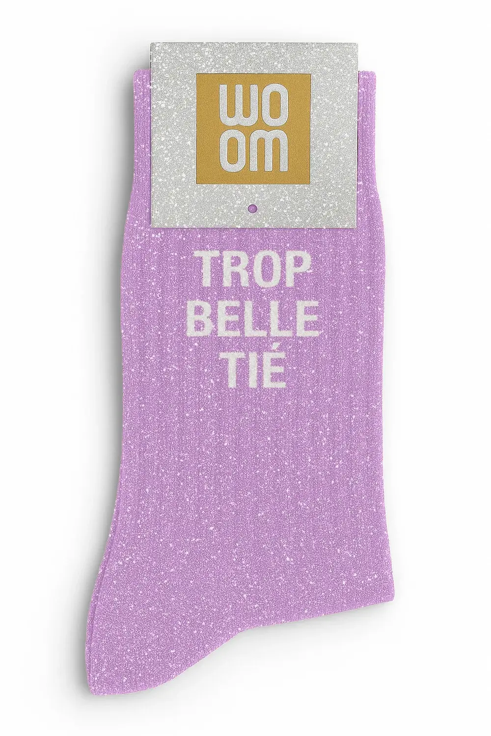 chaussette à paillette trop belle tié