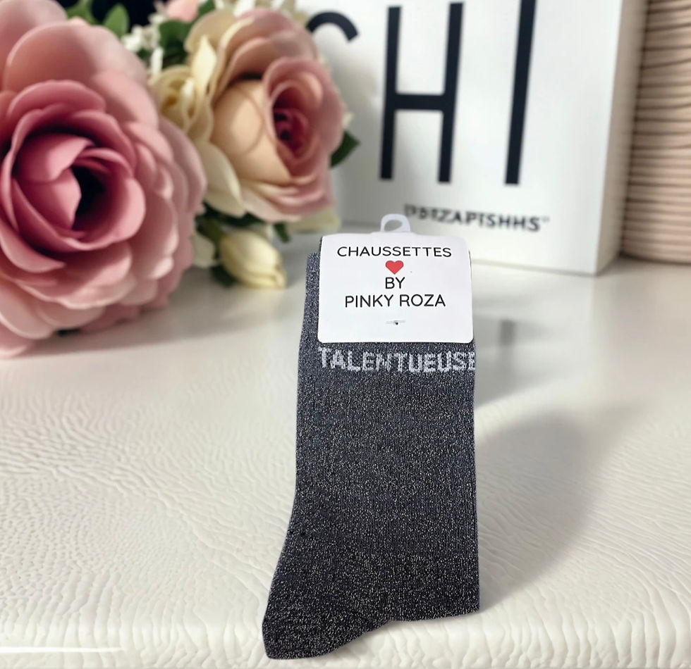 Chaussettes à paillettes Talentueuse