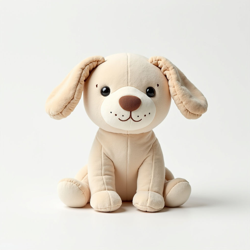 Weiches Kuscheltier Hund