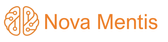 Nova Mentis logo displaying an orange brain and the text Nova Mentis