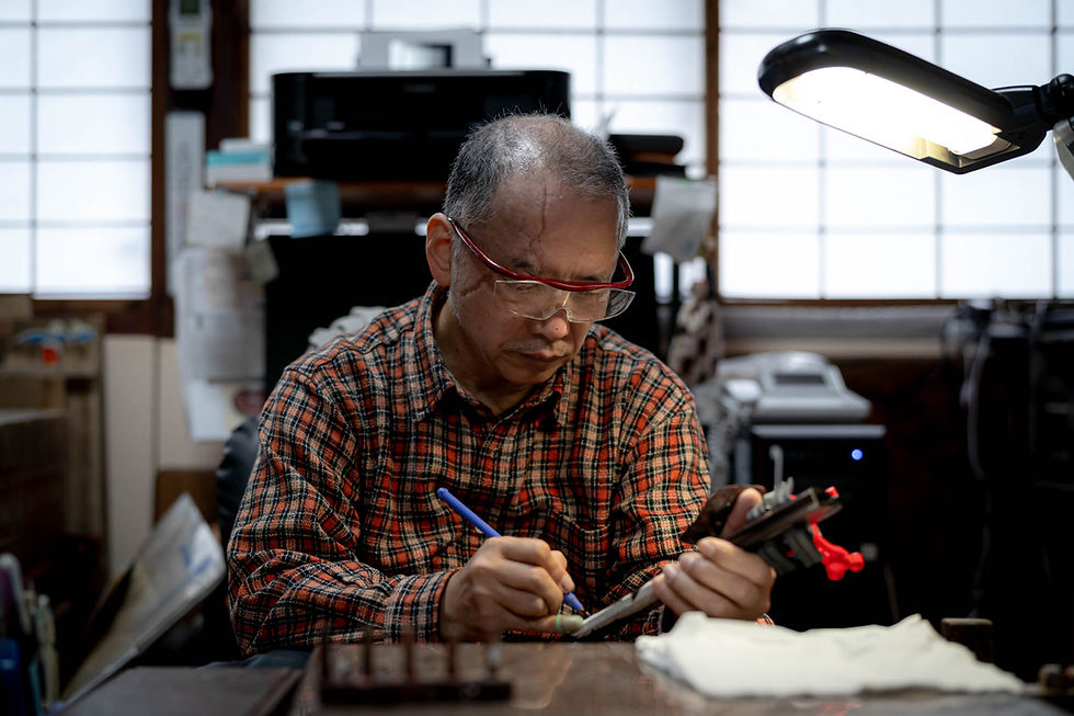 Thumbnail: Kagayaki Aka Tame-nuri on M4C Fountain Pen