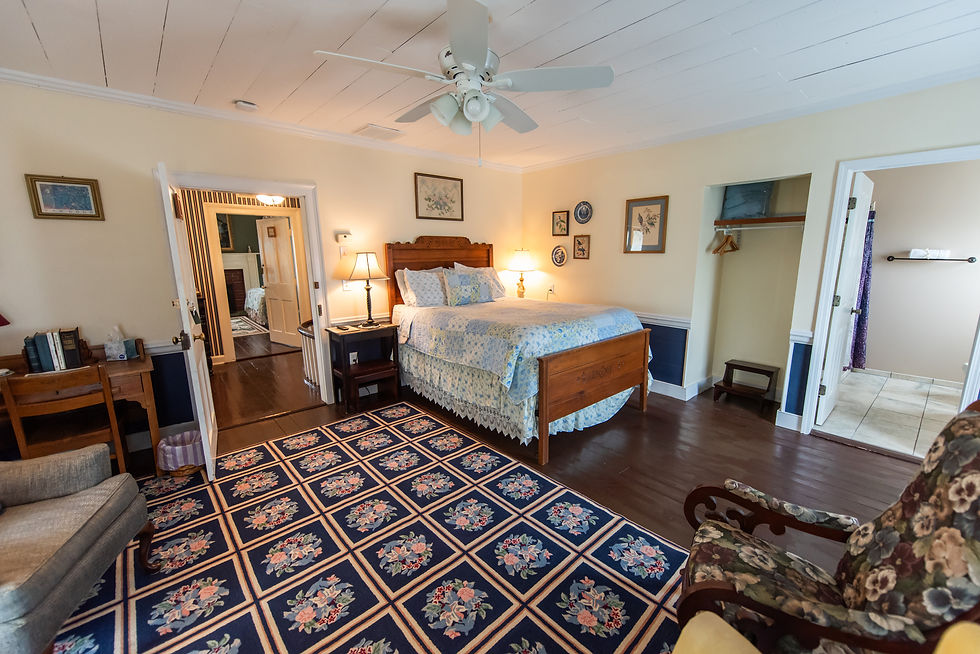 Hanes Queen Room and Bath