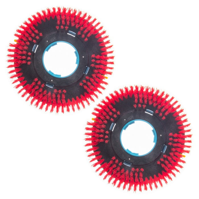 Jeu de 2 brosses basse densité i-mop XL, Dure (0,50 mm), rouge