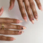 cartoon pearch art manicure