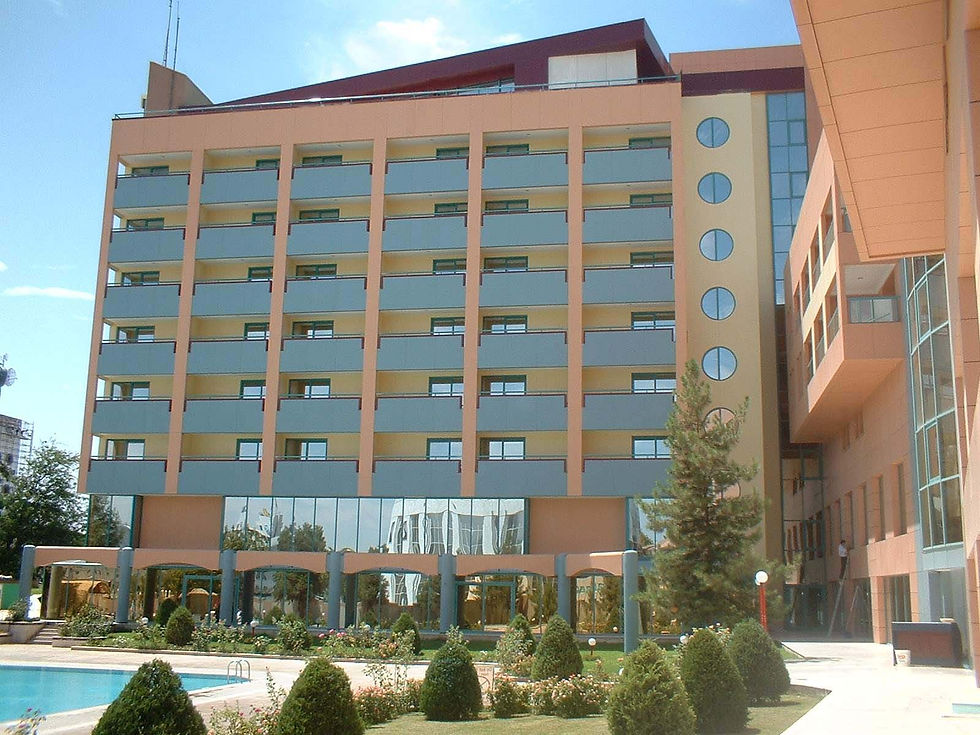 AŞKABAT GRAND HOTEL DEKORATİF BOYA UYGULAMASI