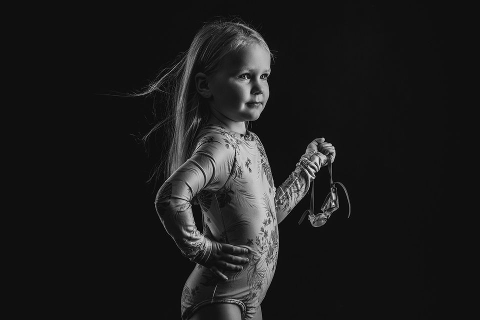 Portrait of a gymnast