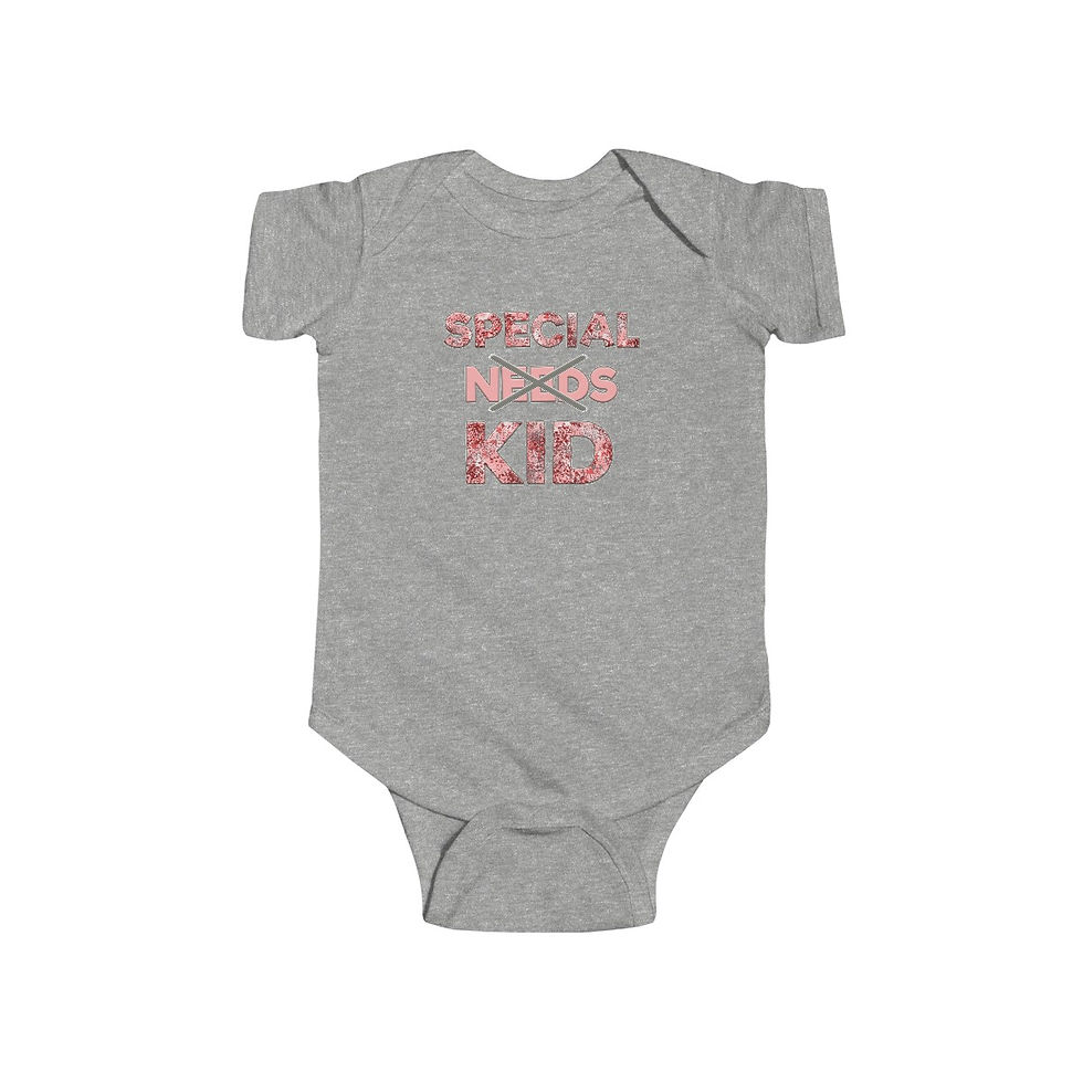 Thumbnail: Special (Needs) Kid RED Infant Bodysuit 020SKDNB