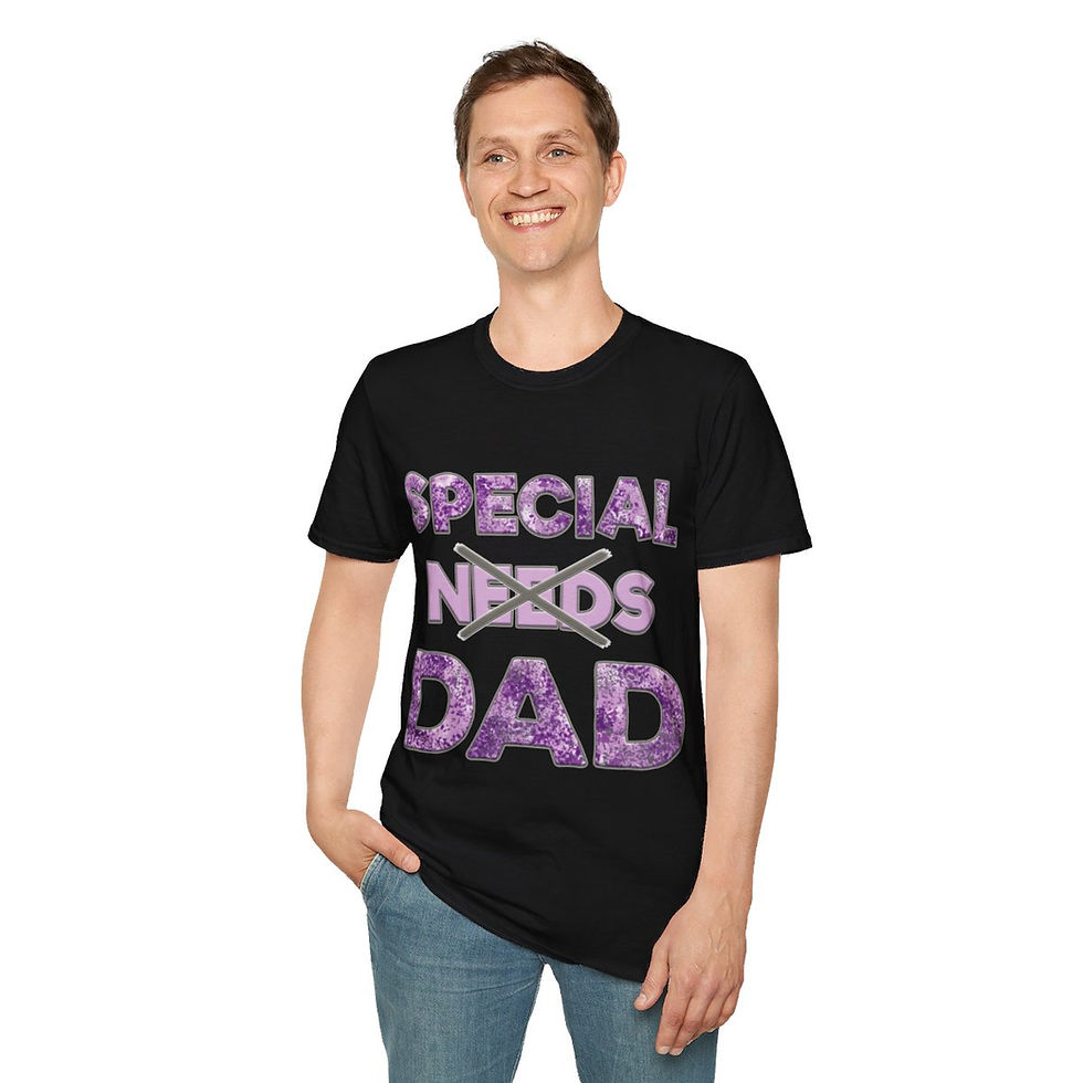 Thumbnail: Special (Needs) Dad PURPLE Tee 016SDCNB