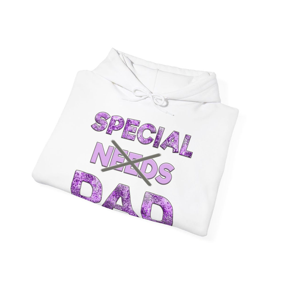 Thumbnail: Special (Needs) Dad PURPLE Hoodie 016SDCNB