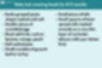 A list of baby-led weaning foods for 8-9 months