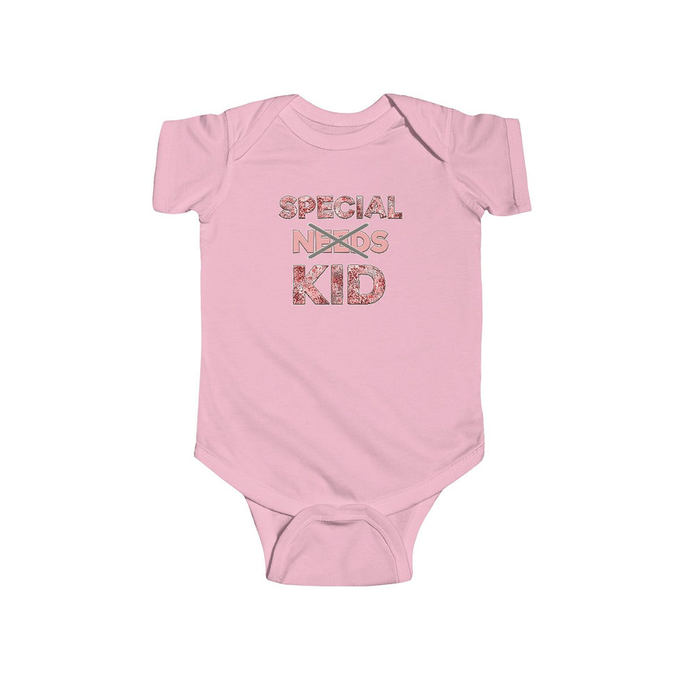 Thumbnail: Special (Needs) Kid RED Infant Bodysuit 020SKDNB