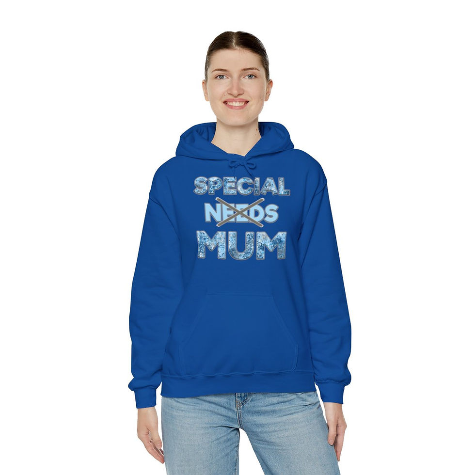 Miniatura: Special (Needs) Mum BLU Hoodie 012SMANB