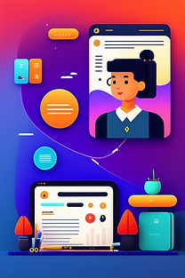 Make a landing page for a AI writer tool for stude.jpg