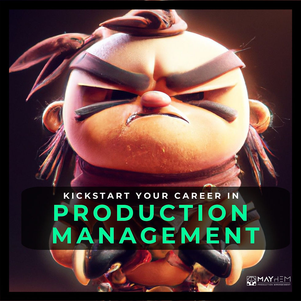Learn Animation & VFX Production coordination with Mayhem Production Management!