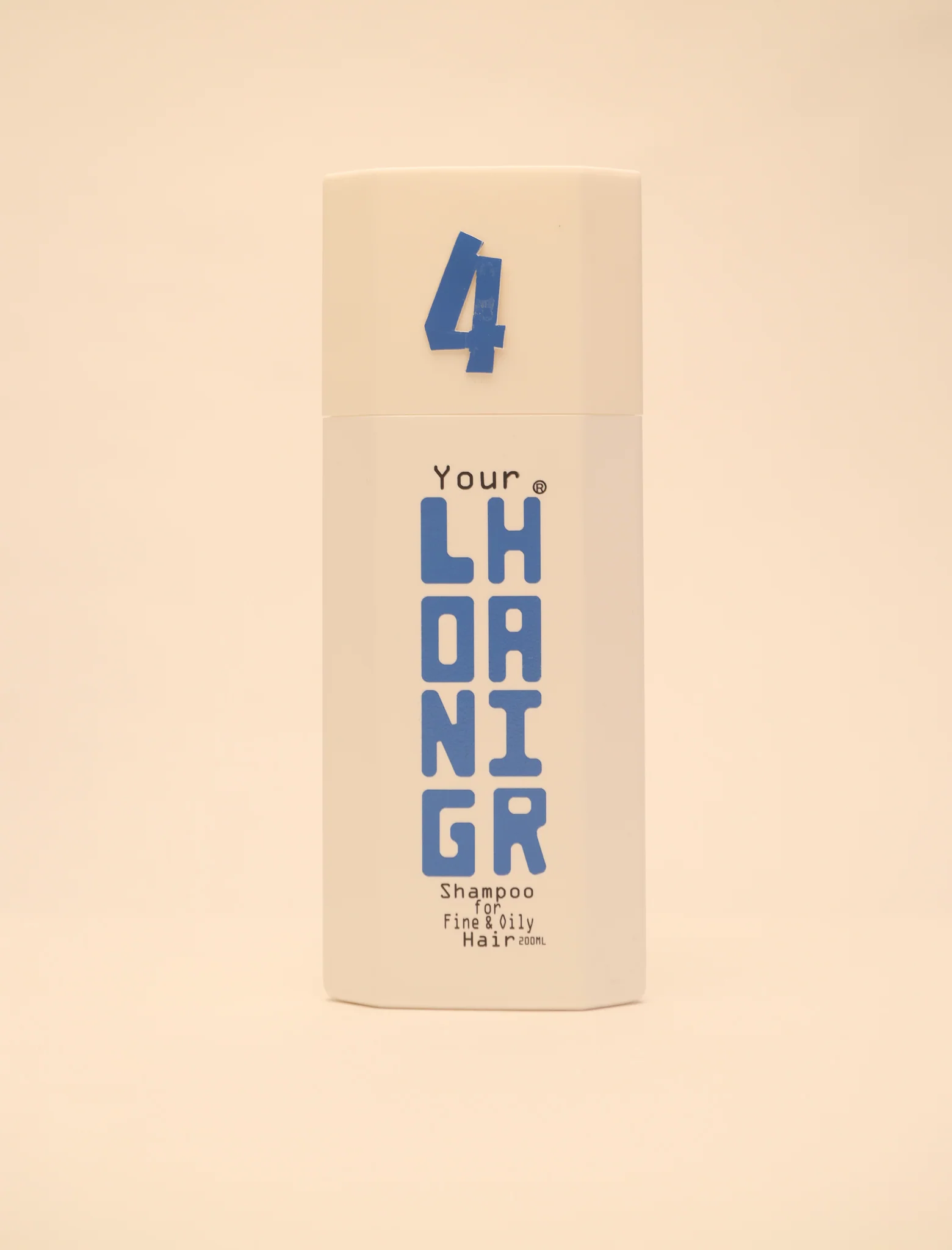 Bottle of shampoo