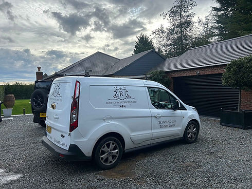 Rooftop Construction van