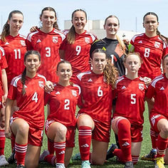 Girls U16 football team