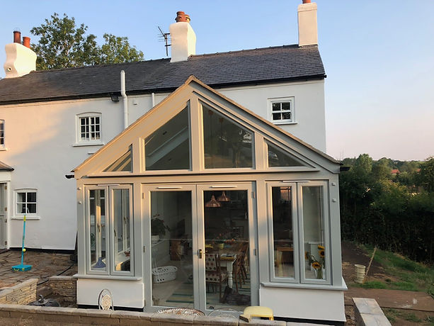 Beautiful wooden framed orangery