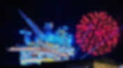 Fireworks over Bristol pier