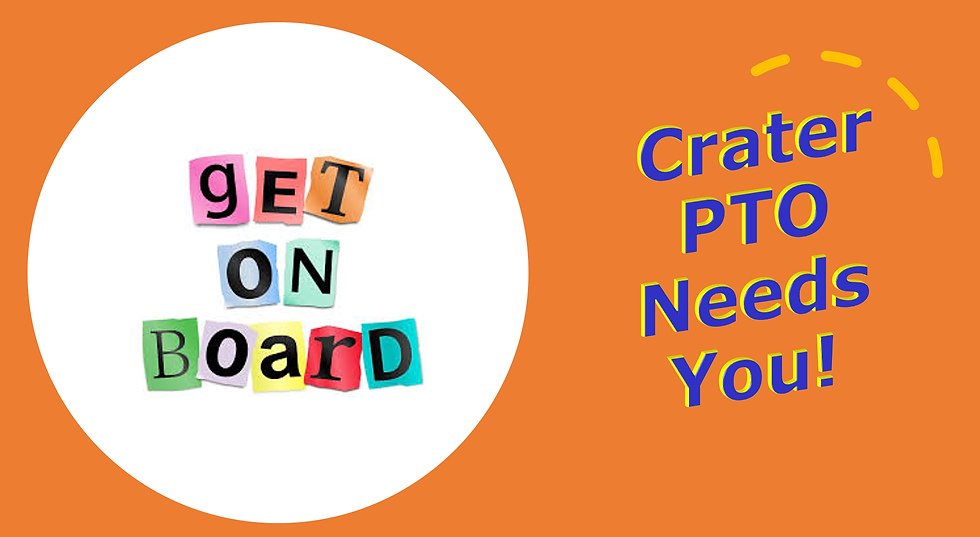 Get on Board - Crater PTO board 2021-2022 Q&A