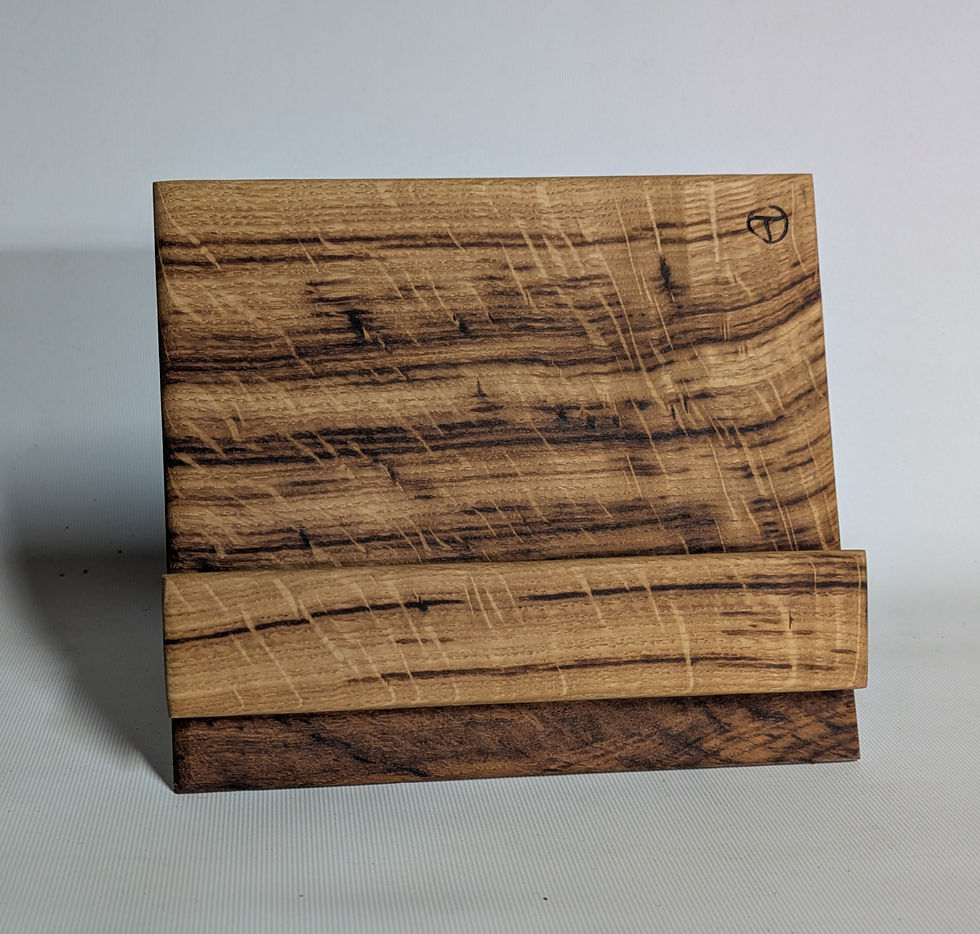 Thumbnail: brown oak bookstand 1