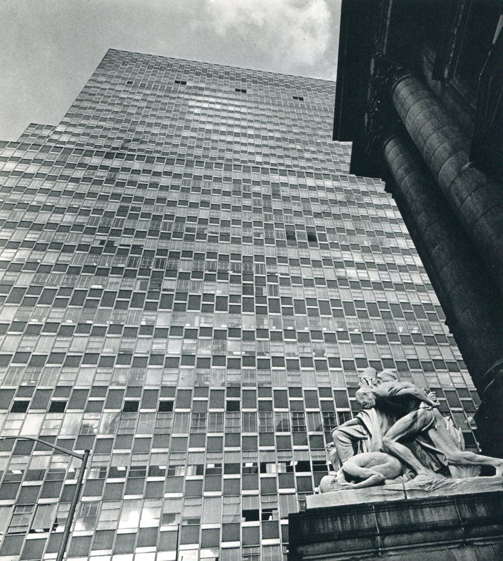 Kertesz, Highrise and Sculpture 1963