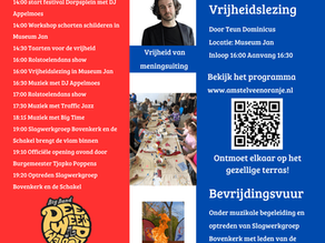 Vier de vrijheid samen 5 mei in het Oude Dorp