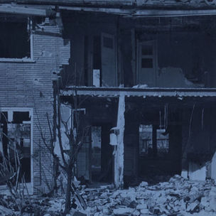 Verwoest huis Montpensierlaan