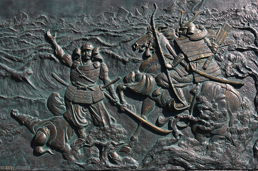 小茂田浜神社   宗助国公レリーフ像W1500×H1000mm