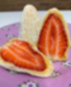 Coxinha de Morango Ninho