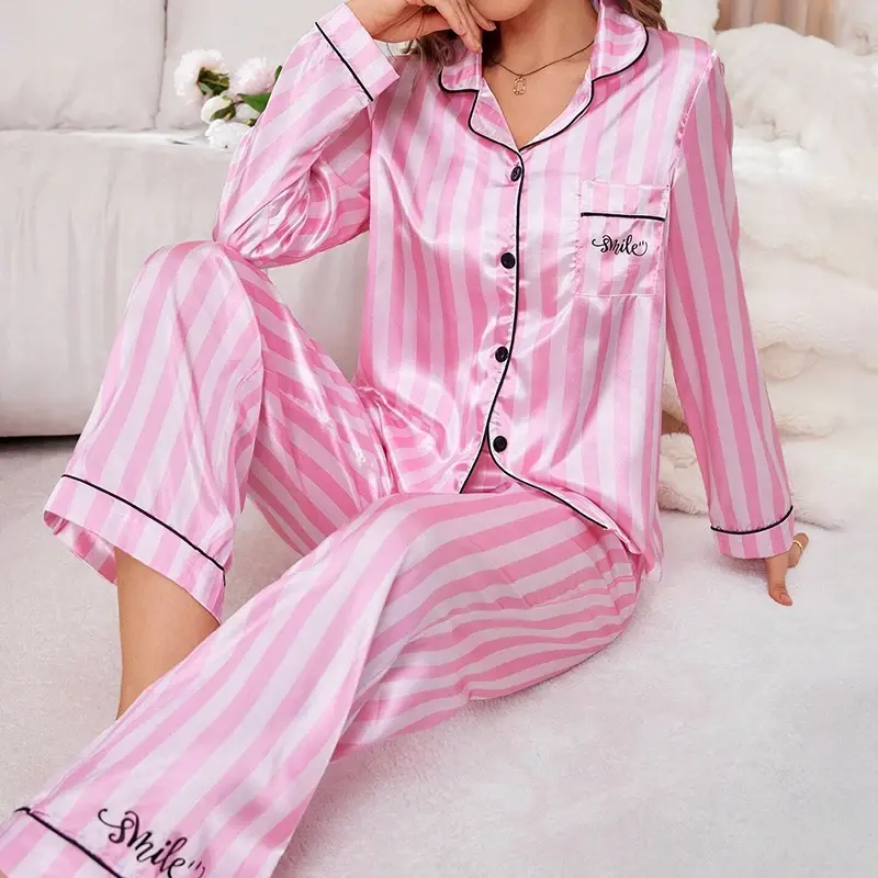 Thumbnail: Victoria Striped Lounge Set