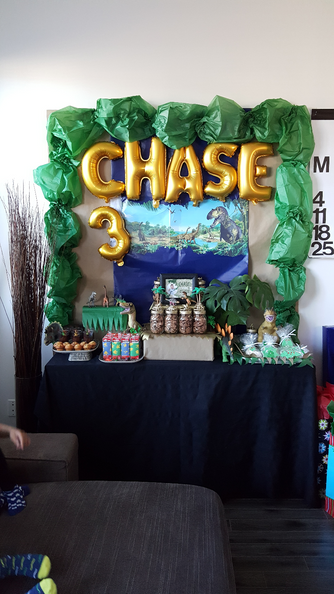 Dinosaur Themed 3rd Birthday