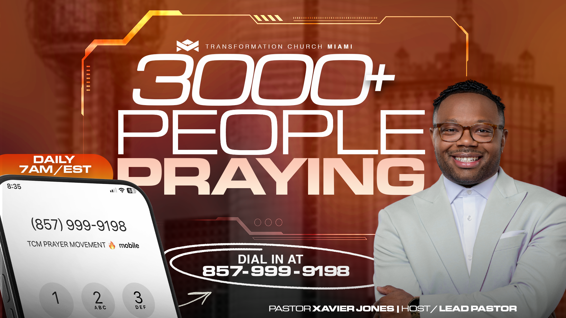Prayer Line - 3000+ People Praying | TC Miami