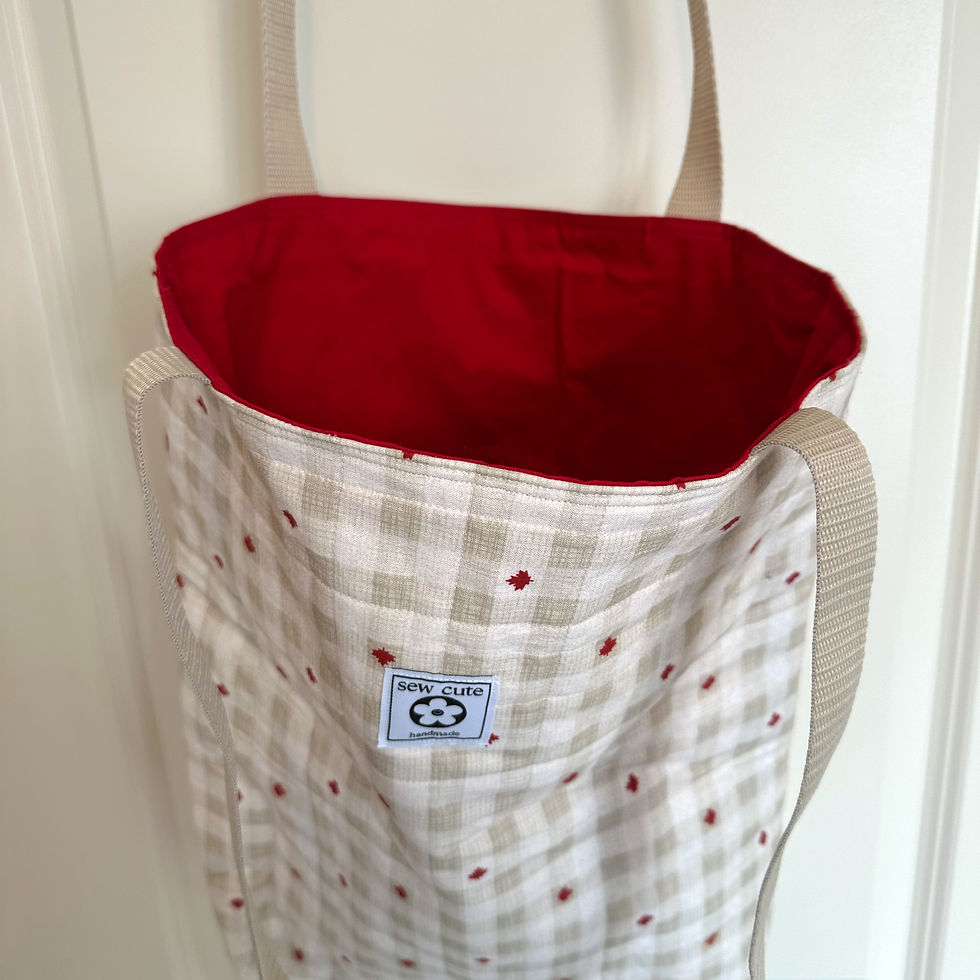 Thumbnail: Canadian Plaid Tote Bag Tall