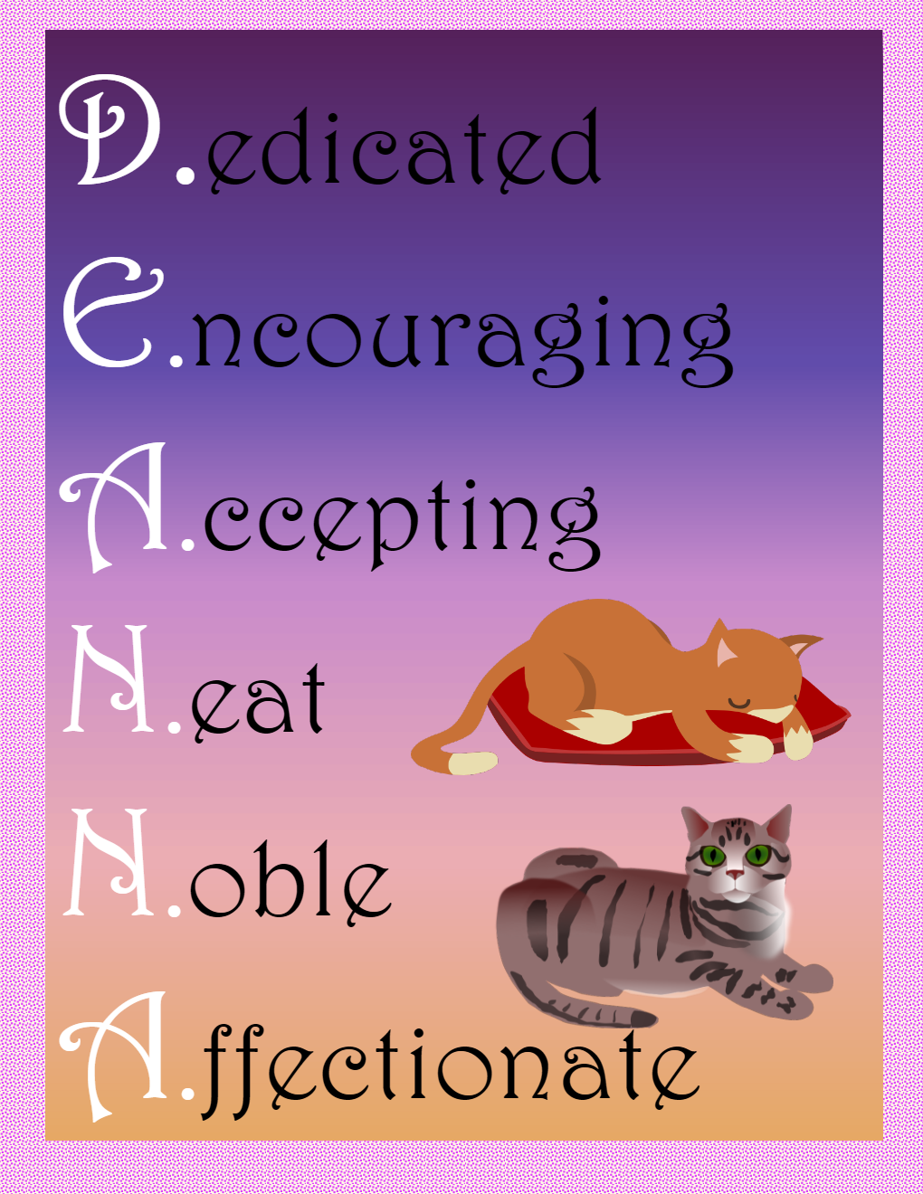 Special Nameplate for Deanna