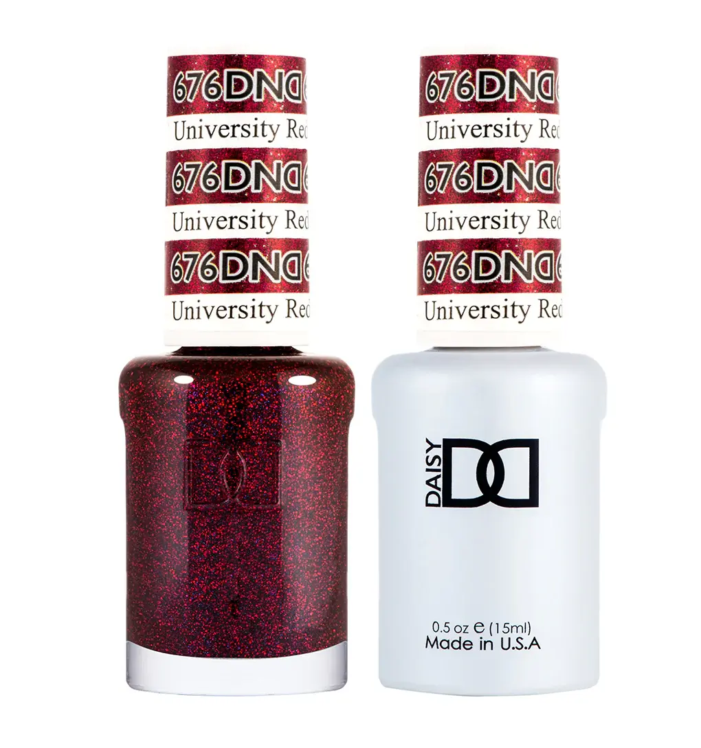 DND GEL & POLISH DUO 676 UNIVERSAL RED