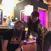 Female Rapper with Music Producer Mike Hitt at MCM Studios in Pittsburgh, PA