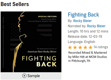 Picture of Rocky Bleier Fighting Back Audio book recorded, mixed and mastered by MCM Studios