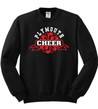PLYMOUTH CHEER CREWNECK SWEATSHIRT