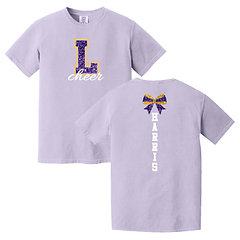 LEX CHEER BLOCK L TEE (GLITTER)