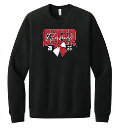 MCS JUNIOR HIGH CHEER SOFT BELLA CANVAS CREWNECK SWEATSHIRT (GLITTER PRINT)