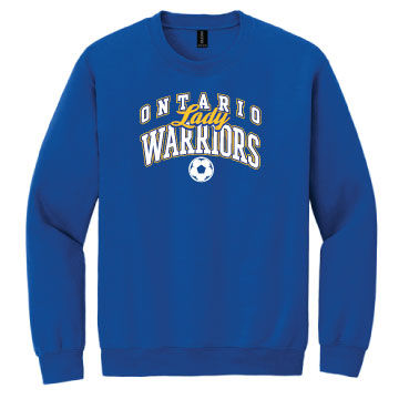 ONTARIO LADY WARRIORS ARCH CREWNECK