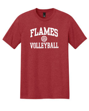MCS FLAMES VOLLEYBALL SOFT TEE