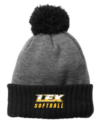 LEX SOFTBALL NEW ERA POM BEANIE