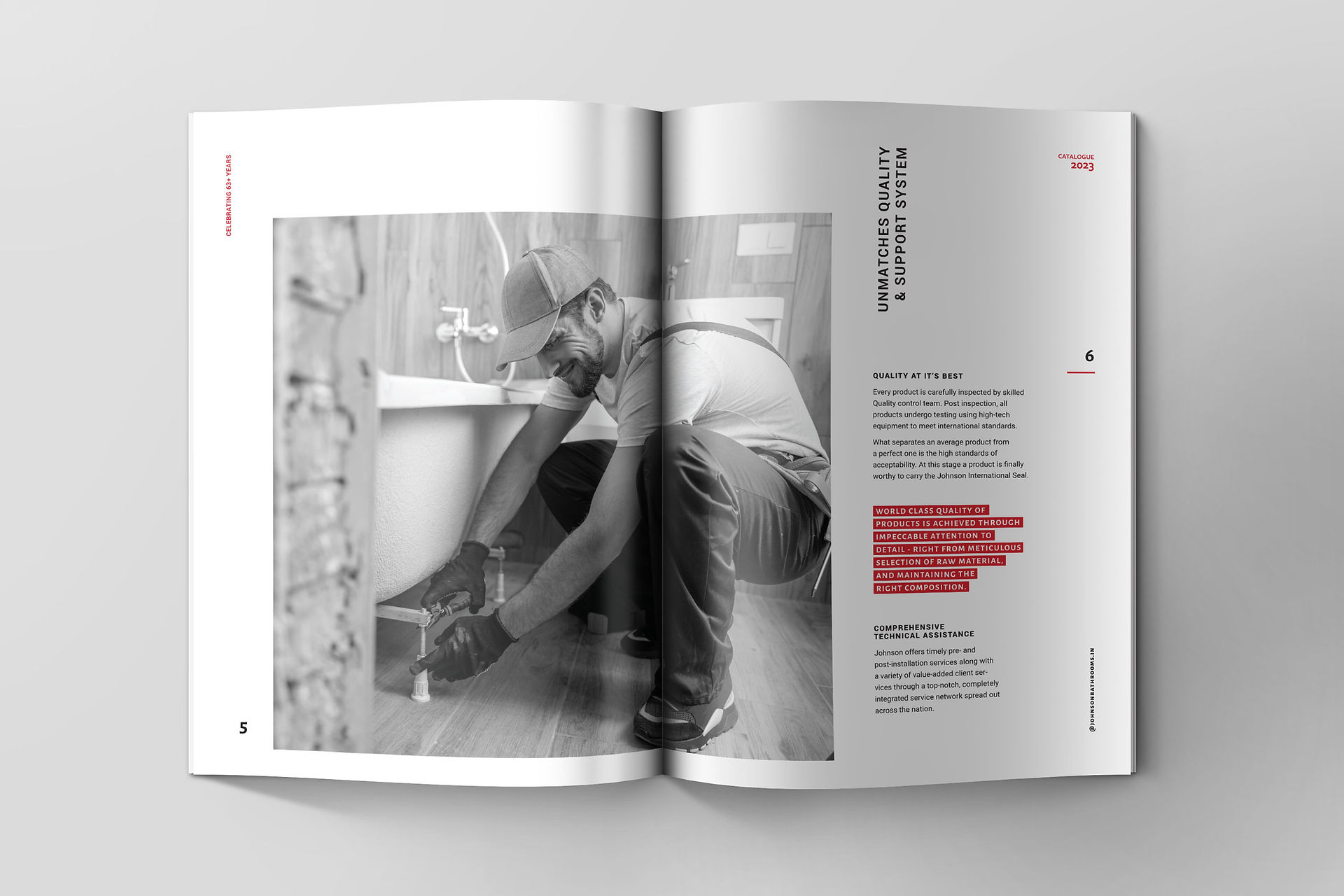 Bathtub and Shower Enclosure Catalogue Design Company in Delhi