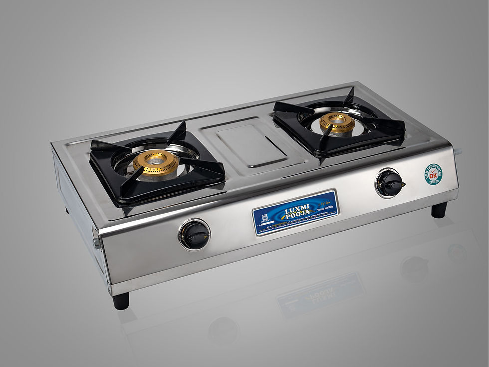 Product Photography with Gas Stove Packaging in Delhi NCR India