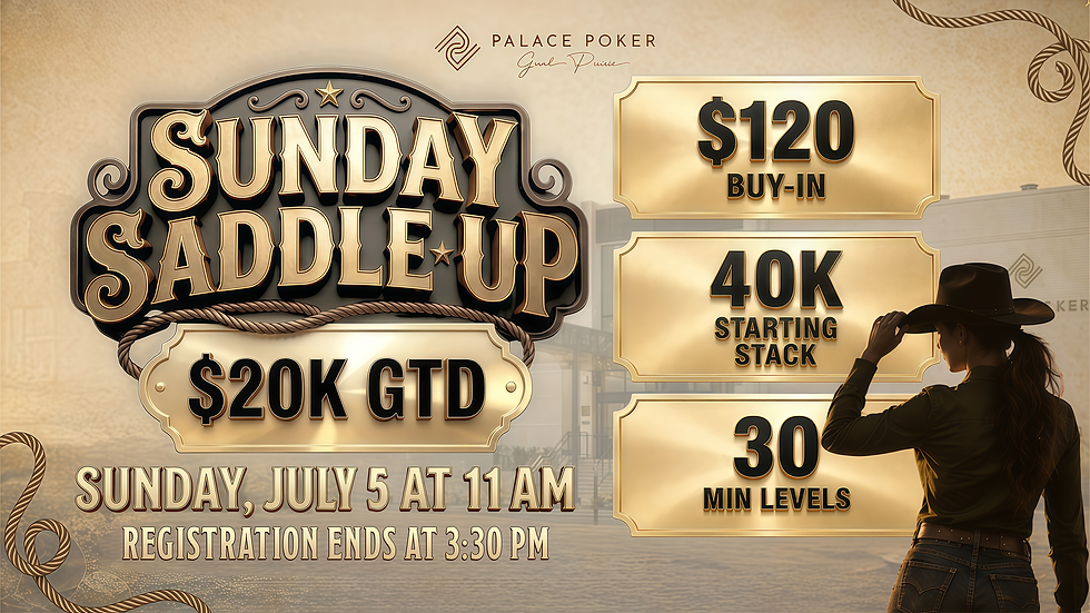 Sunday Saddle-Up Tournament