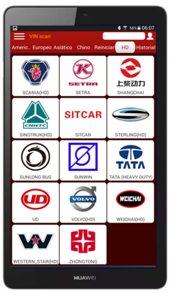 Miniatura: EXTENSION 24 VOLTS SCANNER DIAG PRO 3 CAMIONES MAQUINARIA PESADA OBD2