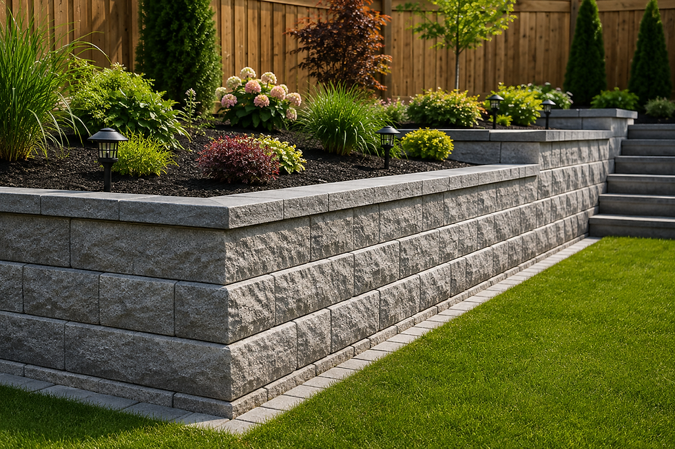 concrete blocks retaining wall surrey bc