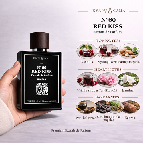 N°60 RED KISS — vyšnios, vyšnių likeris | Lost Cherry stiliaus